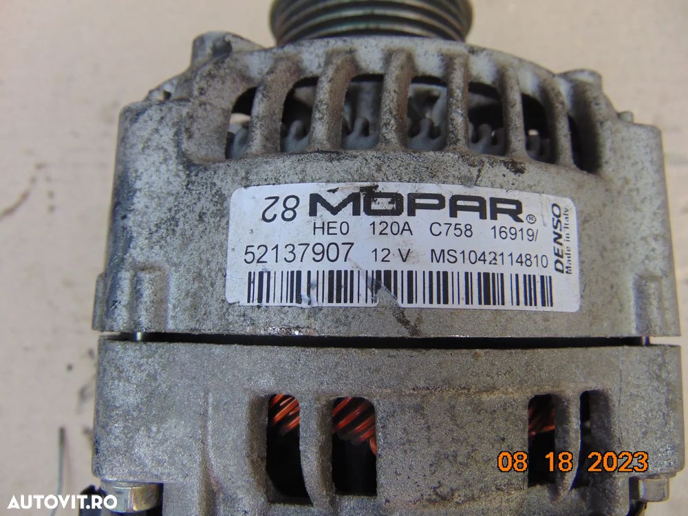 Alternator Fiat 1.4 tipo panda 5t00 500x 500l abarth lancia ypsilon alfa romeo mito 500l 1.2 - 2