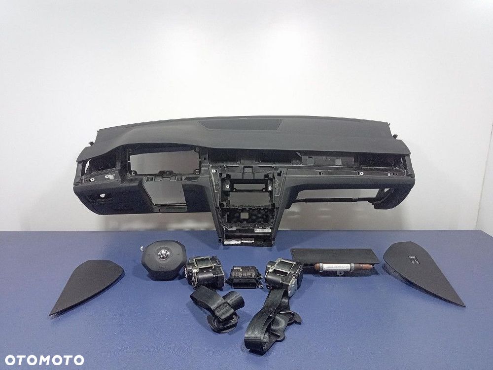 VW PASSAT B8 LIFT DESKA ROZDZIELCZA KOKPIT PODUSZKA PASY EU KOMPLET - 1