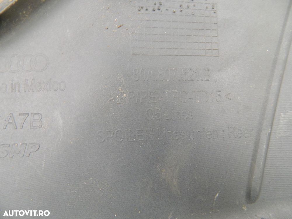 Spoiler bara spate Audi Q5, 2017, 2018, 2019, 2020, 80A807521B. - 4