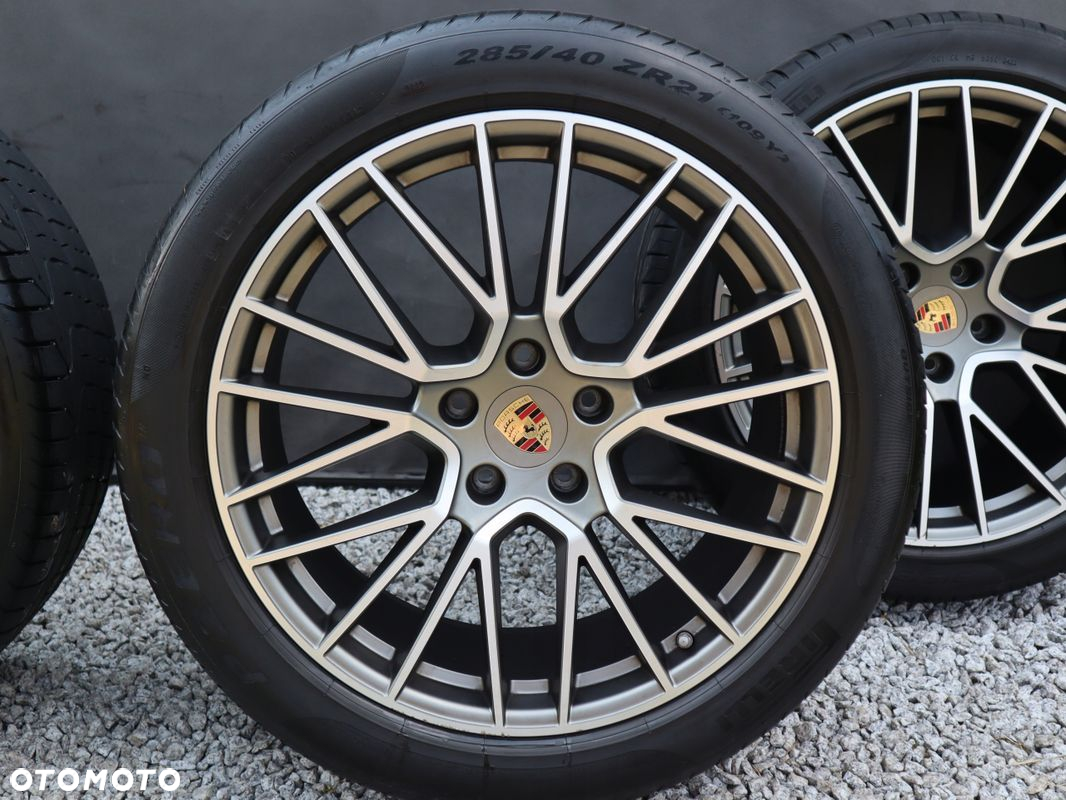 Koła Felgi Oryginalne Porsche Cayenne 21" 9Y0 RS Spyder Czujniki TPMS - 4