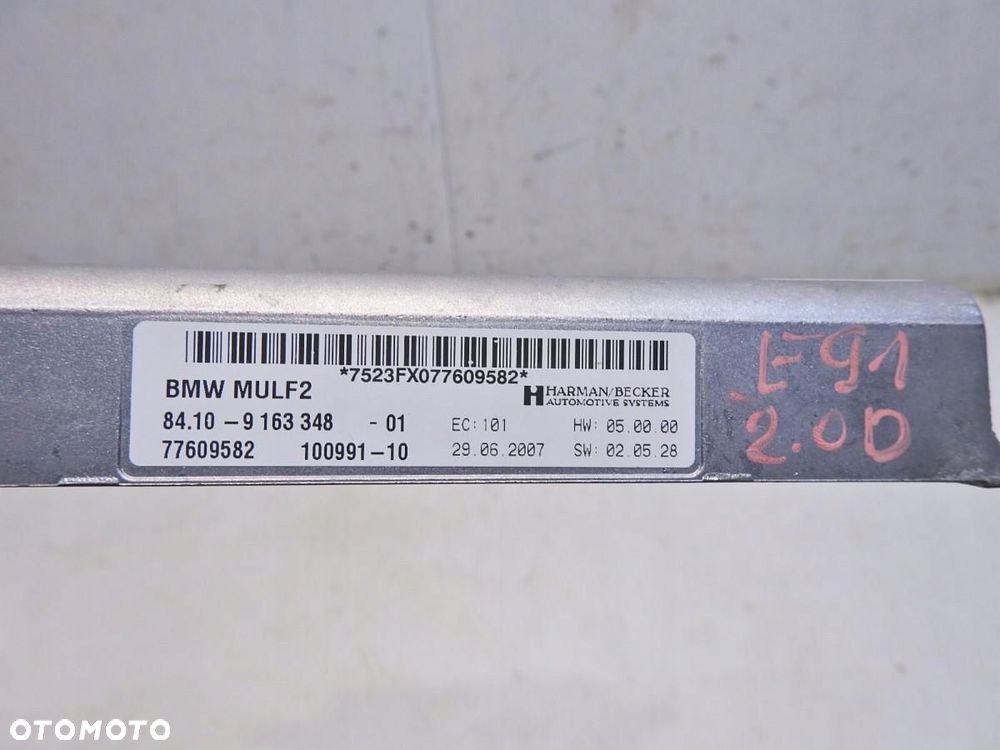 WZMACNIACZ HARMAN BECKER BMW 3 E91 9163348 - 2