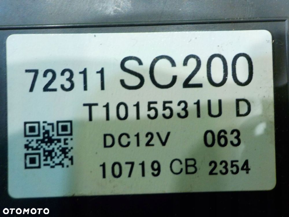 SUBARU FORESTER III AUT 2.0 B 11r 5D panel klimatyzacji 72311SC200 - 6