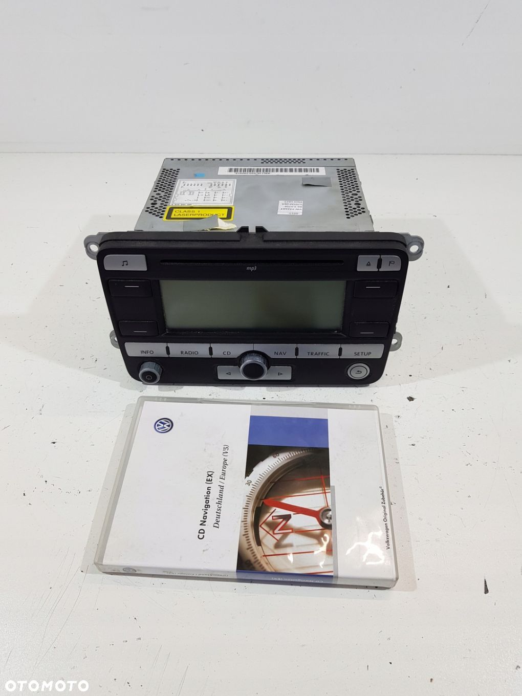 RADIO MP3 NAVI 1K0035191D VW PASSAT TOURAN GOLF EU - 1