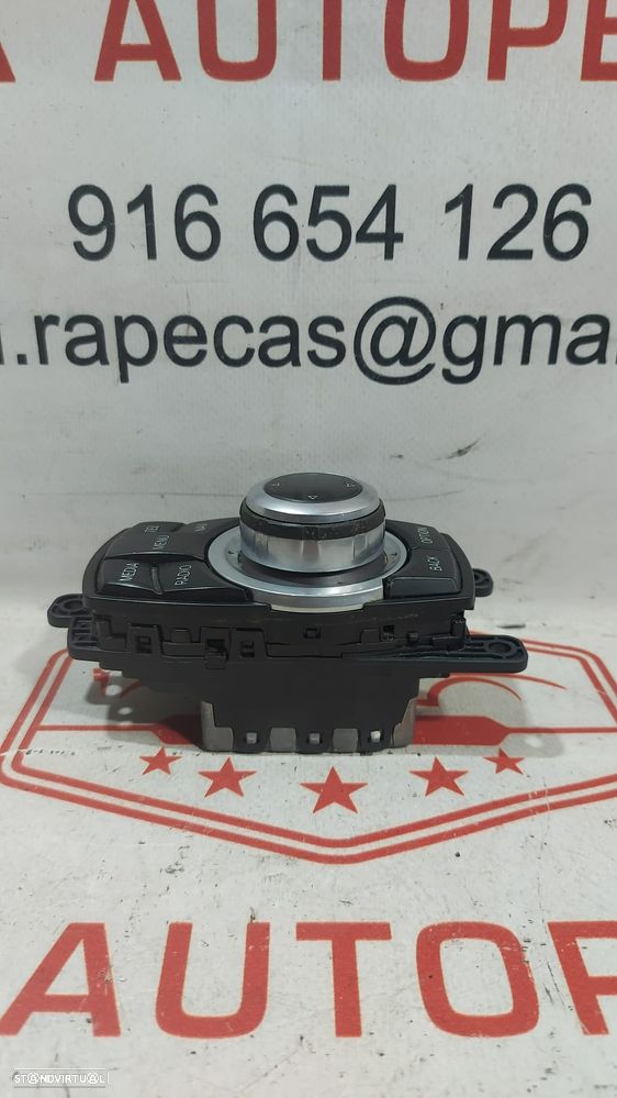 Comando Multifunções Joystick Idrive NAV Navegação Radio BMW F30 F80 2011 a 2018 Original - 2