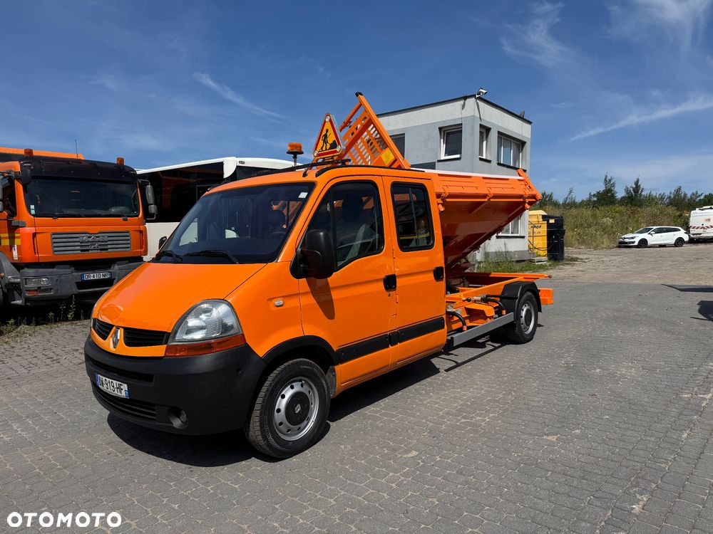 Renault Master Wywrotka 3 Stronna Klimatyzacja Brygadowka 7 Osób Doka 2010r. 2.5DCi Kiper I wł. Wywrot - 1