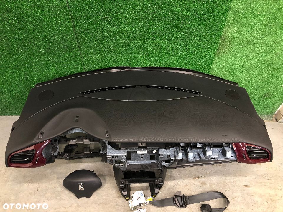 CITROEN DS3 08-13 DESKA ROZDZIELCZA KONSOLA PULPIT PASY PODUSZKA KIEROWCY PASAŻERA ORYGINAŁ DEMONTAŻ - 2