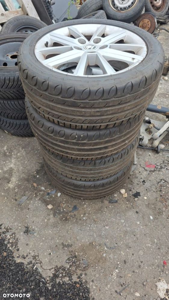 KOŁA FELGI FELGA OPONY LETNI 17 5X112 5E0601025E ET49 SKODA OCTAVIA 225/45 - 4