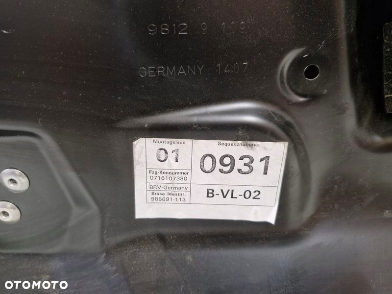 volkswagen passat b6 mechanizm szyby lewy przód przedni podnośnik europa - 4