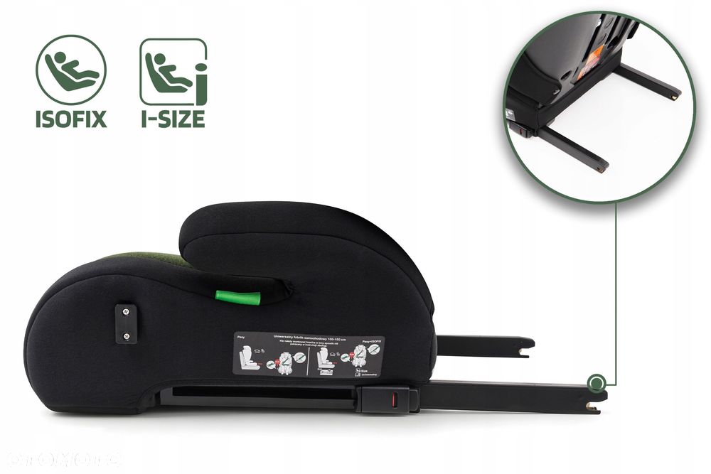 fotelik samochodowy 2w1 podstawka 15-36kg duży r129 +organizer isofix - 12
