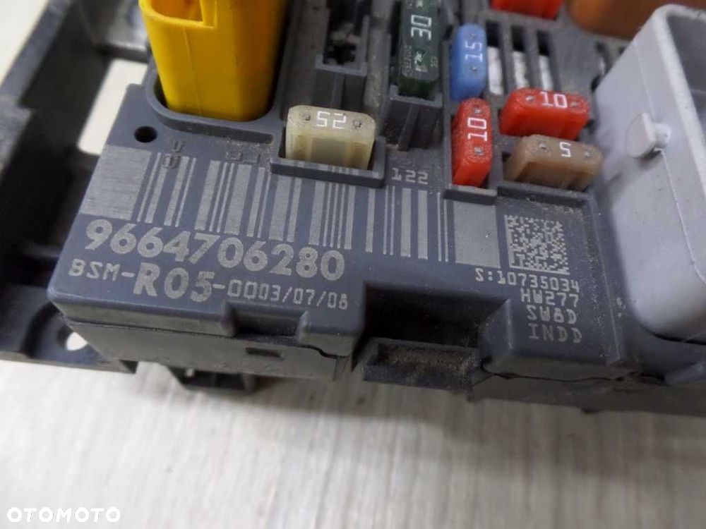 PEUGEOT CITROEN MODUL SKRZYNKA BSM R05 9664706280 S10735034 - 6