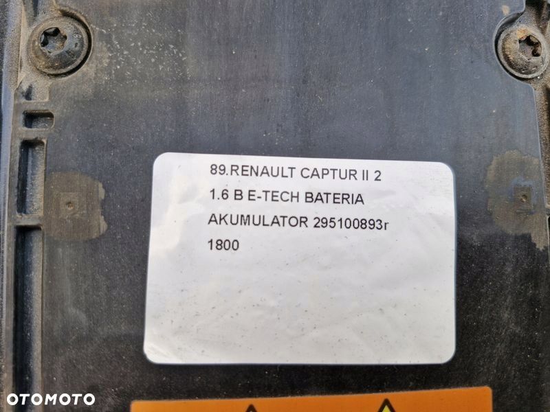 RENAULT CAPTUR II 2 1.6 B E-TECH BATERIA AKUMULATOR 295100893R - 3
