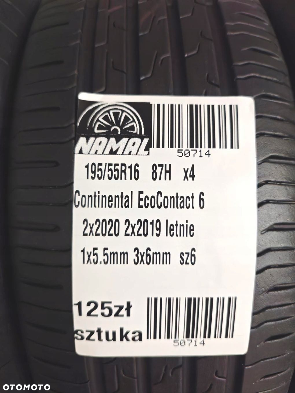 195/55r16 continental 2020 letnie 6mm 50714 - 10