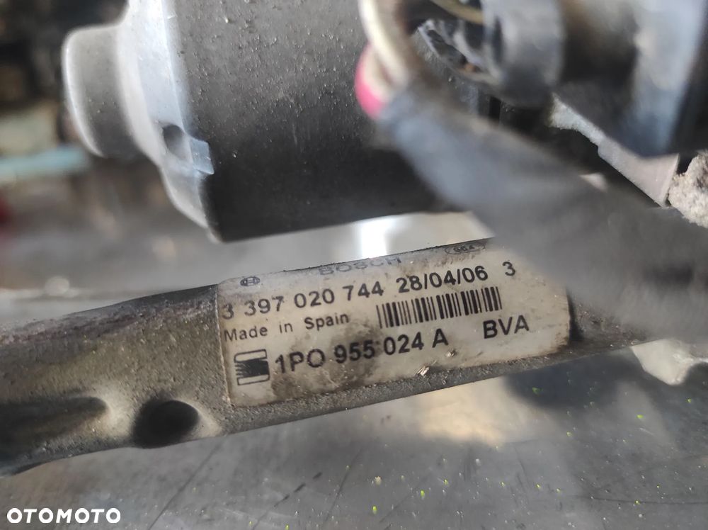 SEAT LEON II 2 MECHANIZM SILNIK WYCIERACZKI PRAWY 1P0955120 1P0955024A WYSYŁKA !!! - 4