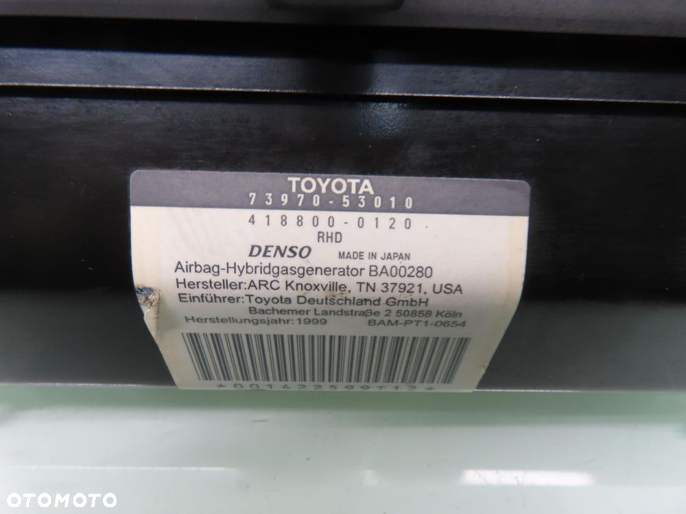 PODUSZKA PASAŻERA LEXUS IS I UK 7397053010 4188000120 - 5