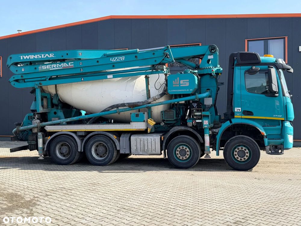 Mercedes-Benz AROCS 3742 8x4 EURO6 POMPOGRUSZKA SERMAC 4Z28 9m3 - 4