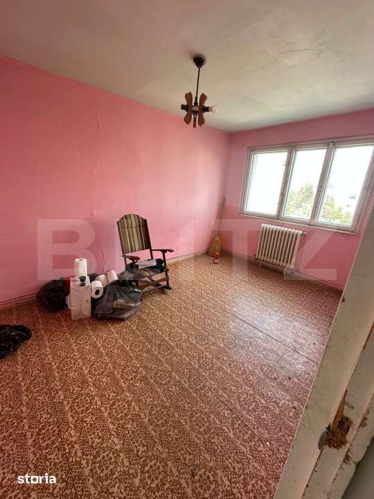 Apartament 3 camere, decomandat, 62 mp, etaj 3, balcon, Manastur — fotografia 3