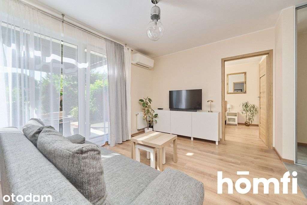Siechnice | 45m2 | 2 pokoje z ogródkiem i klimą