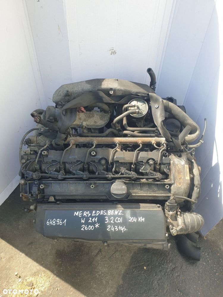 SILNIK SŁUPEK MERCEDES-BENZ W211 3.2 CDI 204 KM 648961 - 2