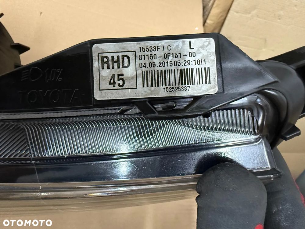 TOYOTA VERSO LIFT 13-17 LAMPA PRZÓD SOCZEWKA LEWA PRAWA KOMPLET - 10