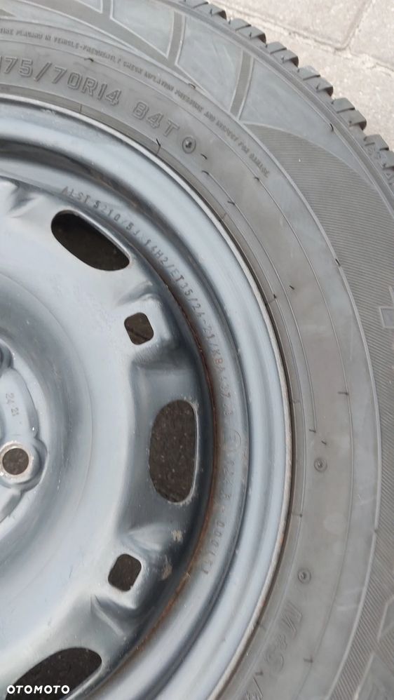 Komplet kol zimowych 175/70r14 KBA43736 14" ET35 5JX14H2 5X100 57.1 SEAT Skoda VW - 5