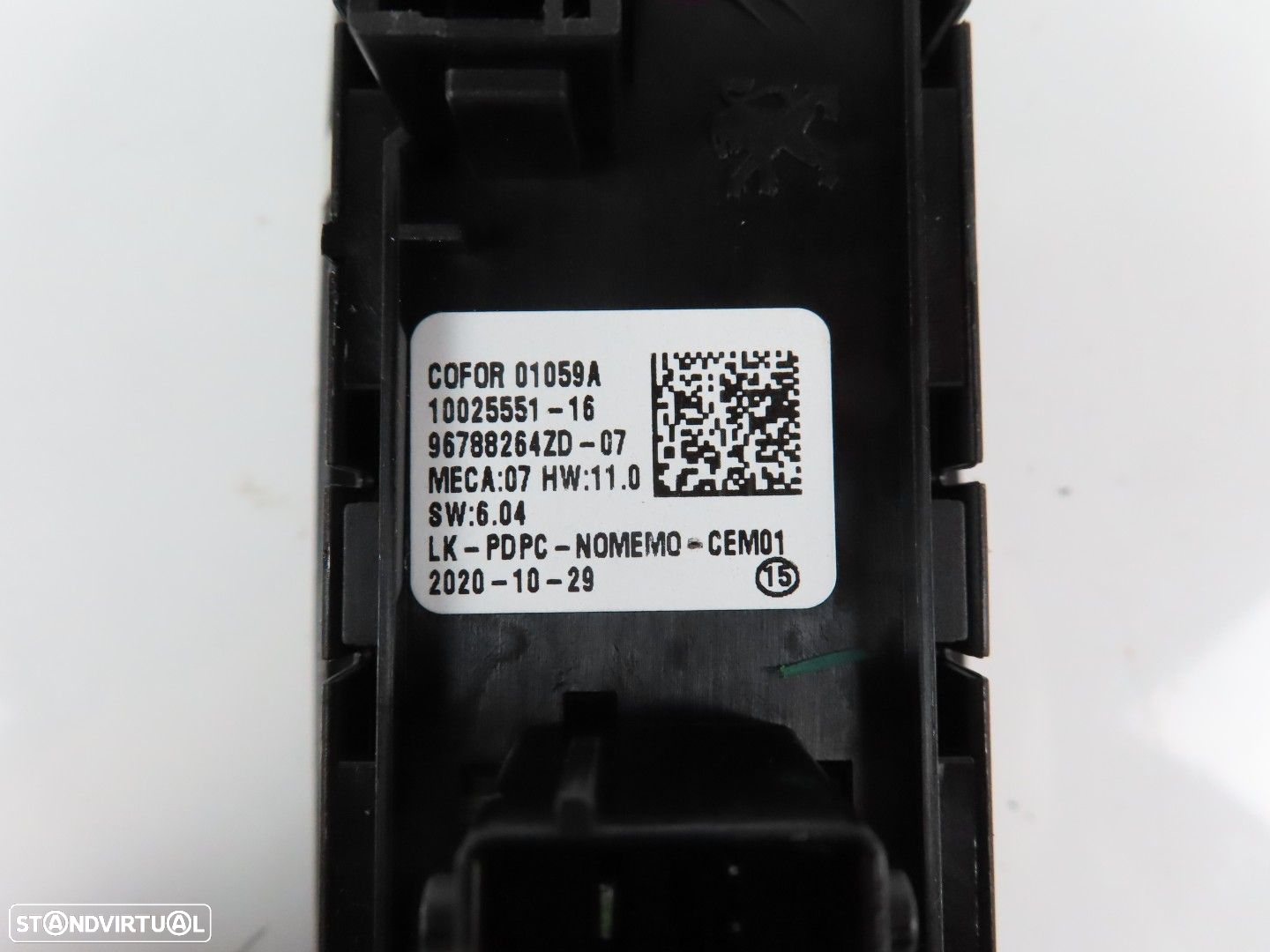 Interruptor vidros Esquerdo/Frente Seminovo/ Original PEUGEOT 208 II (UB_, UP_)... - 3