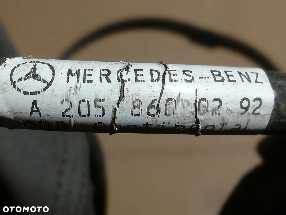 Mercedes W205  C Klasa przewód dysze spryskiwaczy A2058600292 - 2