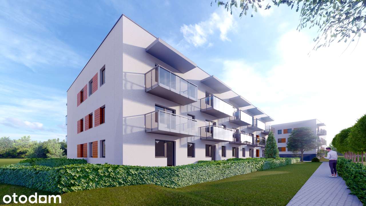 Nowe apartamenty BLOK B2 -42,61m2 ZIELONE ZACISZE