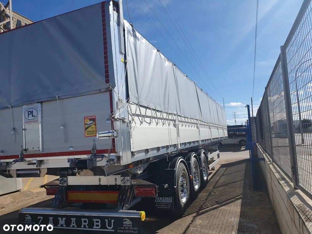Zamarbu Do odbioru-Wywrotka UNIWERSALNA / Rama aluminium/V58m3 /13,60m/ Burty 1200mm + Nadstawy 500mm - 13