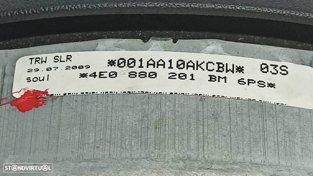 AIRBAG FRENTE ESQUERDO AUDI A8 (4E2) 3.2 - 3