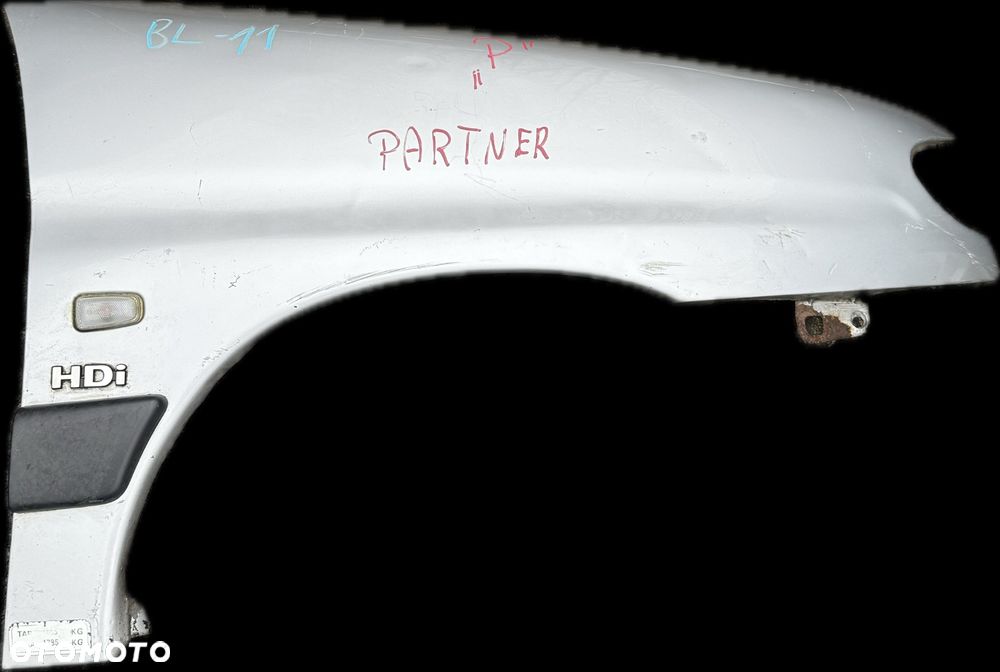 BŁOTNIK Prawy Przód Przedni Peugeot Partner I Przedlift - 1