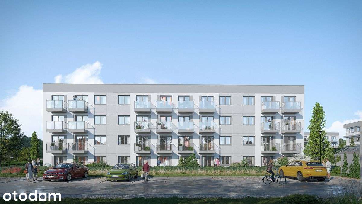 2-pokojowe mieszkanie 41m2 + ogródek