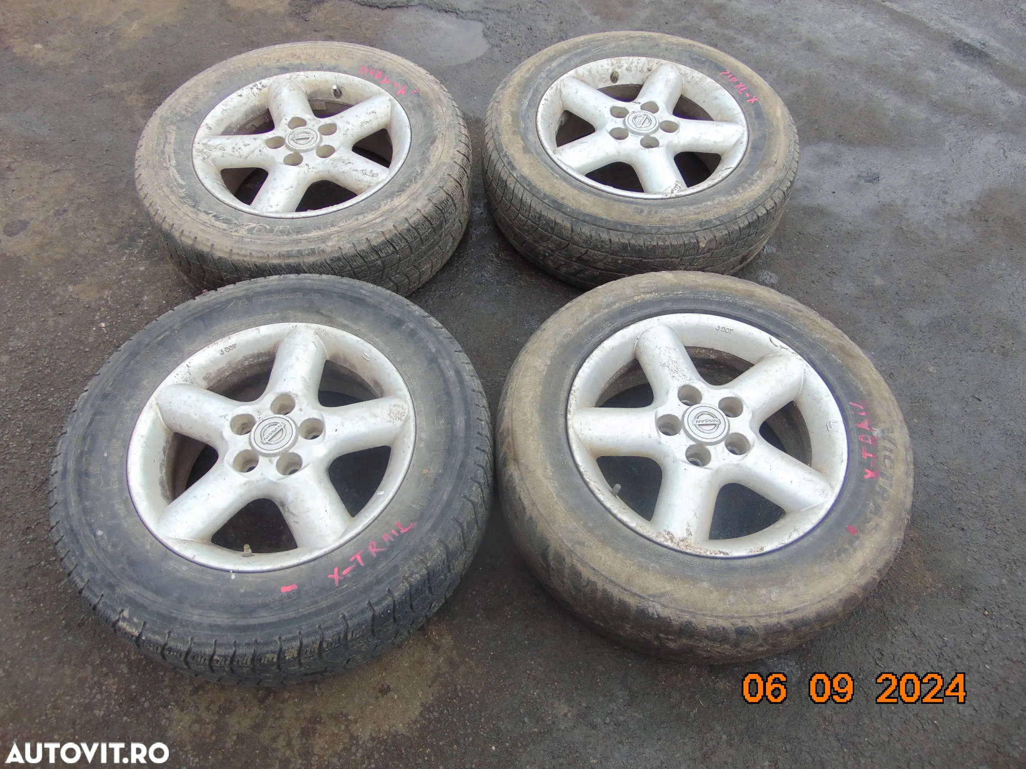 Jante aluminiu Nissan X Trail r16 Mitsubishi honda suzuki r16 ianjte aliaj - 2