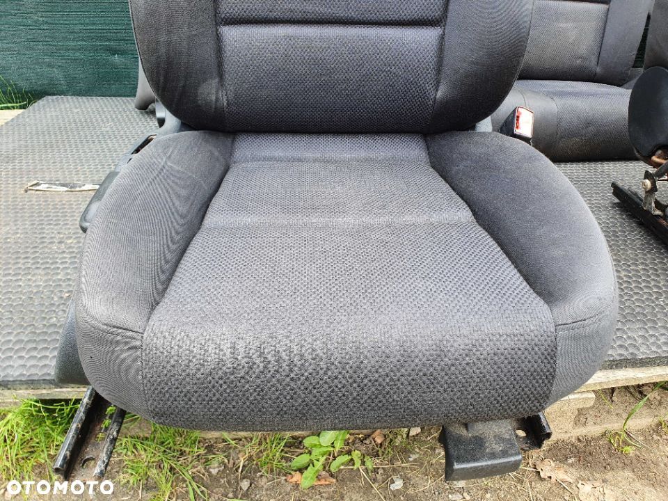 Fotele Fotel Kanapa Skladana Welur Czarny Soul Audi A4 B6 Sedan Kombi - 12