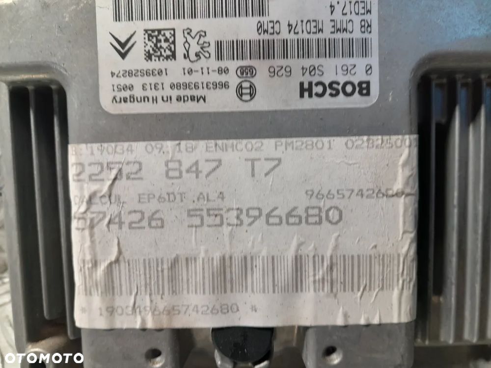 PEUGEOT 308 KOMPUTER STERONIK SILNIKA 0261S04626 - 3
