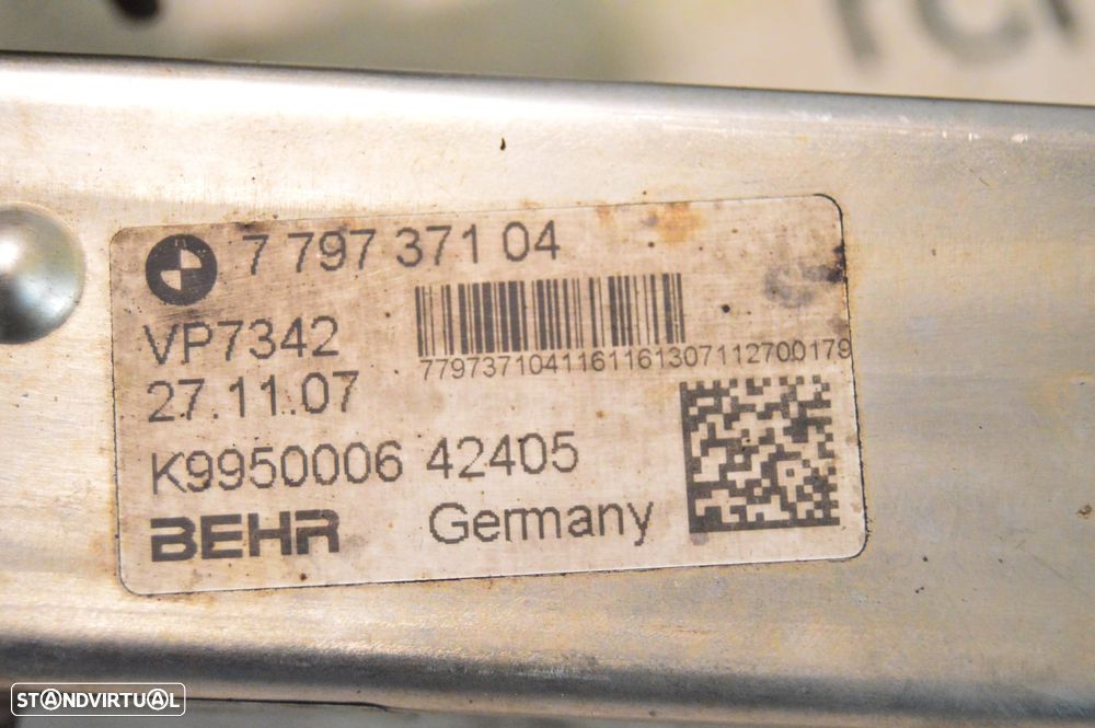 RADIADOR VALVULA EGR GASES BEHR BMW 779737104 7797371 K9950006 42405 VP7342 70206301 702063 BMW SERIE 5 E60 16V 177CV N47D20A E61 SERIE 3 E90 E91 E92 E93 320D SERIE 1 E87 E88 E82 E81 - 7
