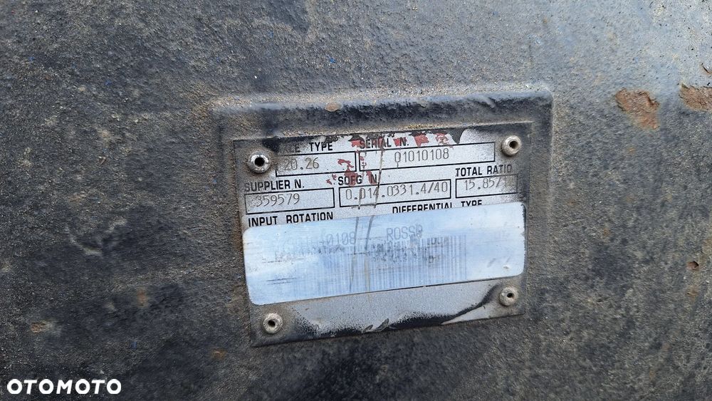 Deutz Fahr  TTV 620 Most przedni Carraro 20.26 os przednia zwolnica połos obudowa pochwa - 3