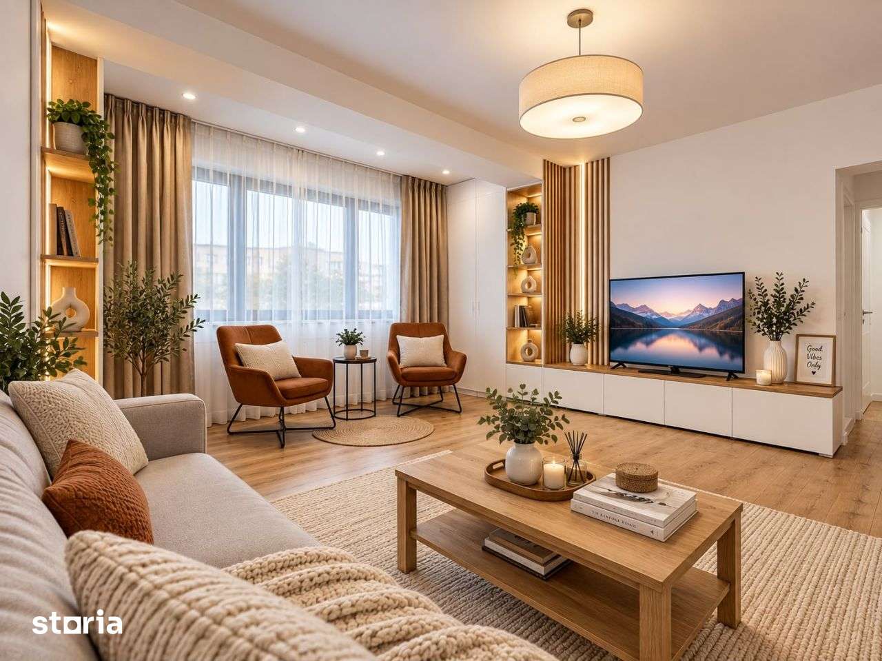 Apartament 2 camere Rond Omv Pipera Ivory Residence Parcare — fotografia 1