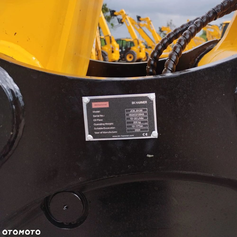 Szybkozłącze hydrauliczne BK Hammer maszyny 10-17t JCB JS130 JS145 - 11