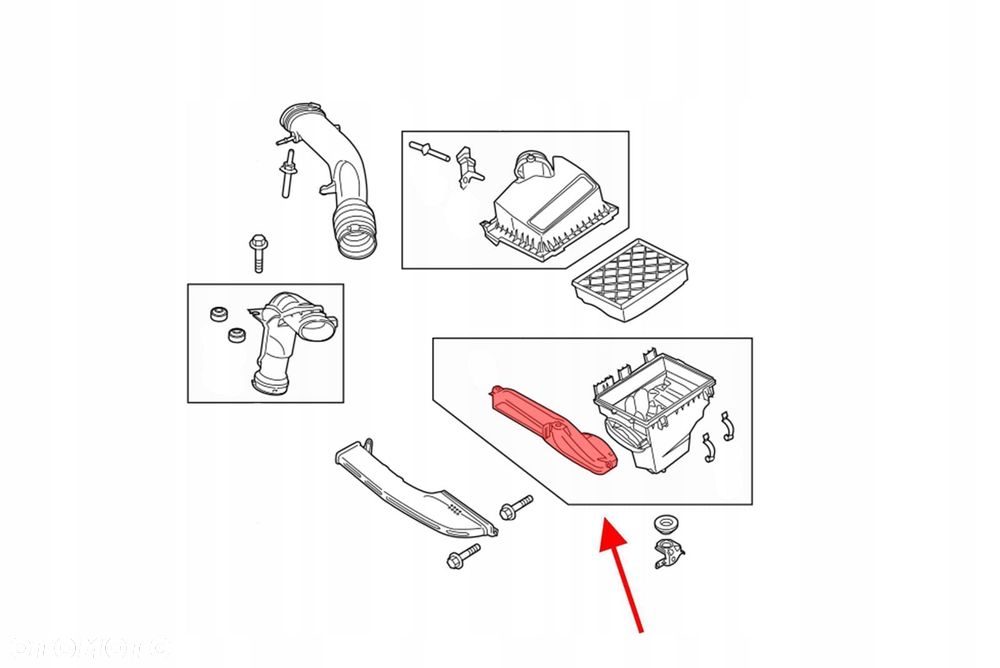 ford mondeo mk5 dolot filtra powietrza ds739c675ac - 3