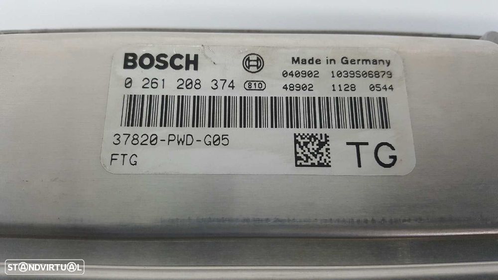 CENTRALINA DO MOTOR UCE HONDA JAZZ (GD1/5) 1.2 DSI CAT - 2