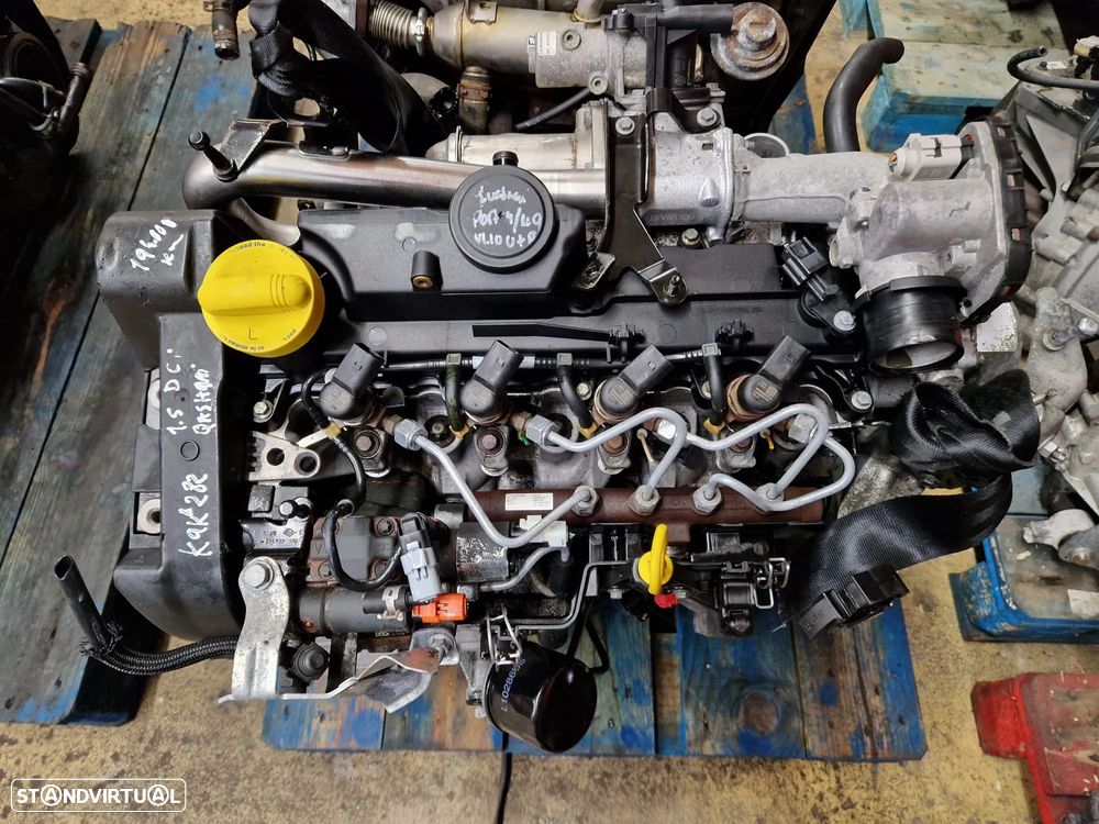 Motor usado K9KH282 NISSAN QASHQAI 1.5 DCI 106CV K9K282 NOTE K9K - 1