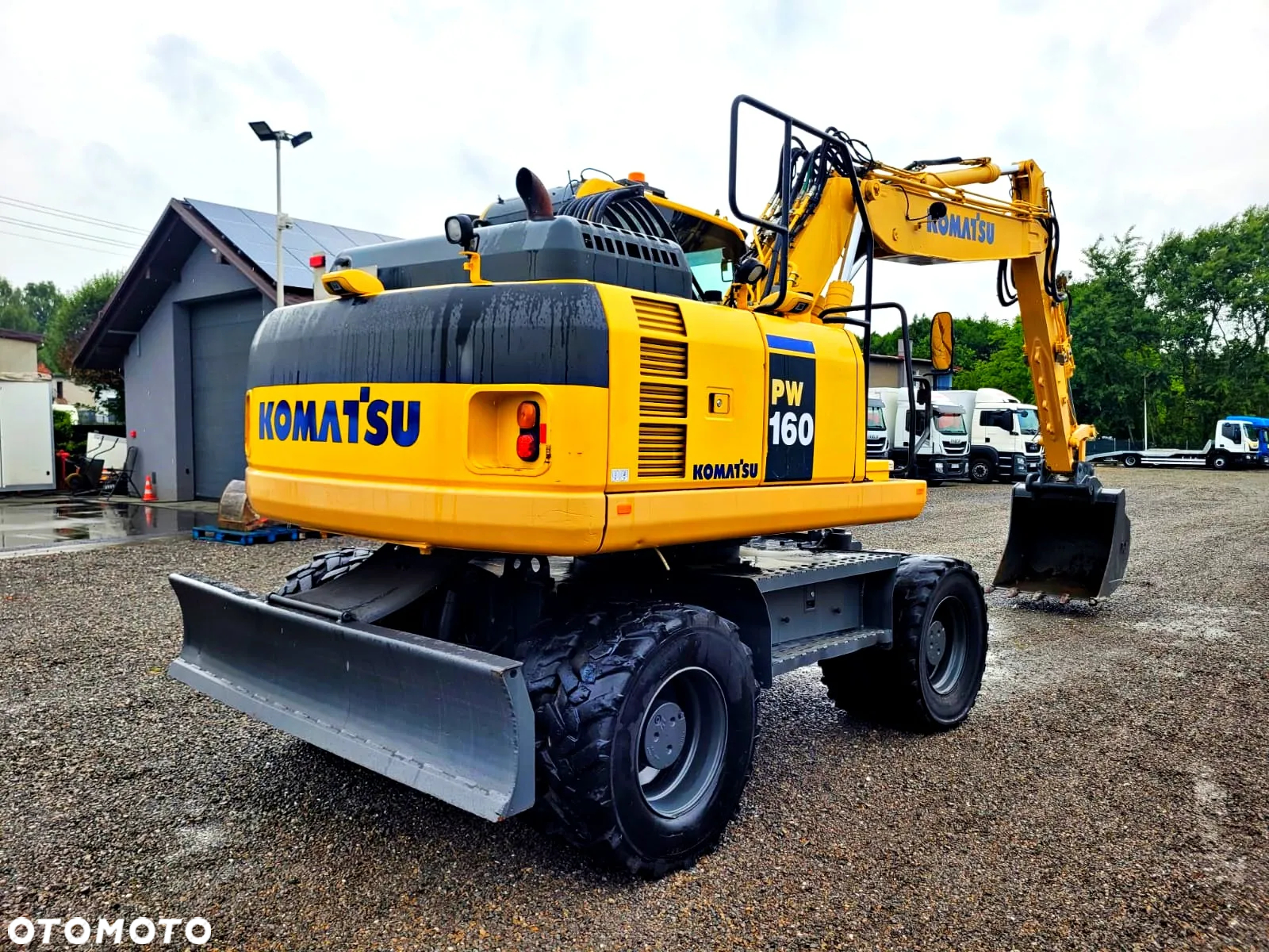Komatsu PW 160 - 8 Wysięgnik dwuczęściowy, 3 ramiona - 8