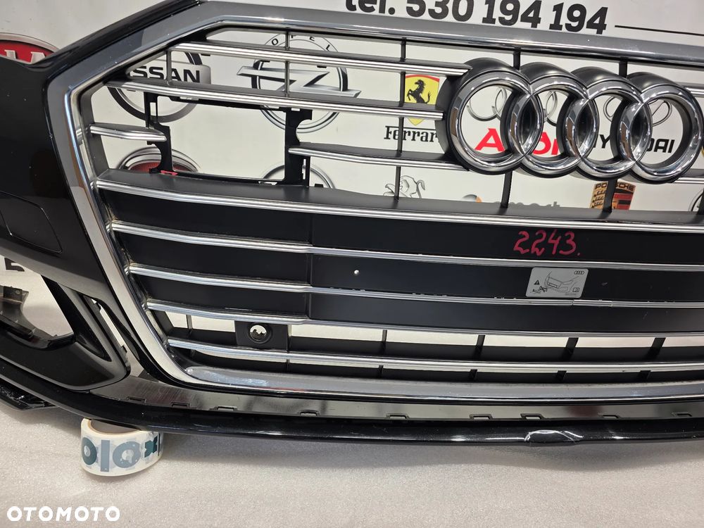 AUDI A6 C8 4K0 S-LINE ŁADNY ZDERZAK PRZEDNI PRZÓD NA SPRYSKI + 6xPDC ORAZ GRILL / ATRAPA NR 4K0807437C / 4K0807437D + 4K0853651C NR AUKCJI NZ2243 - 15