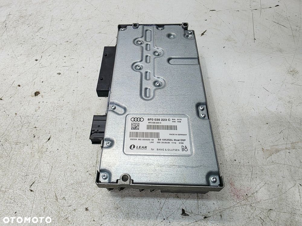 WZMACNIACZ RADIA BANG & OLUFSEN AUDI A5 S5 8F CABRIO 8F0035223C - 8
