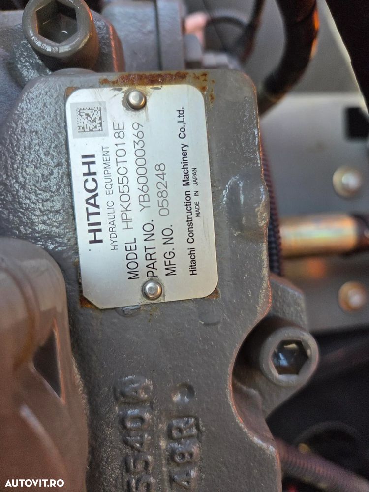 Hitachi 14 tone, 2025, NOU, Cupa 0,8m, Adancime sapare 4,5m, latime 2,49m, inst picon pe brate, Aer conditionat, hidraulica HITACHI, protectie cabina, motor ISUZU, posibilitate leasing-PROMOTIE 79.900 EUR+Tva - 14