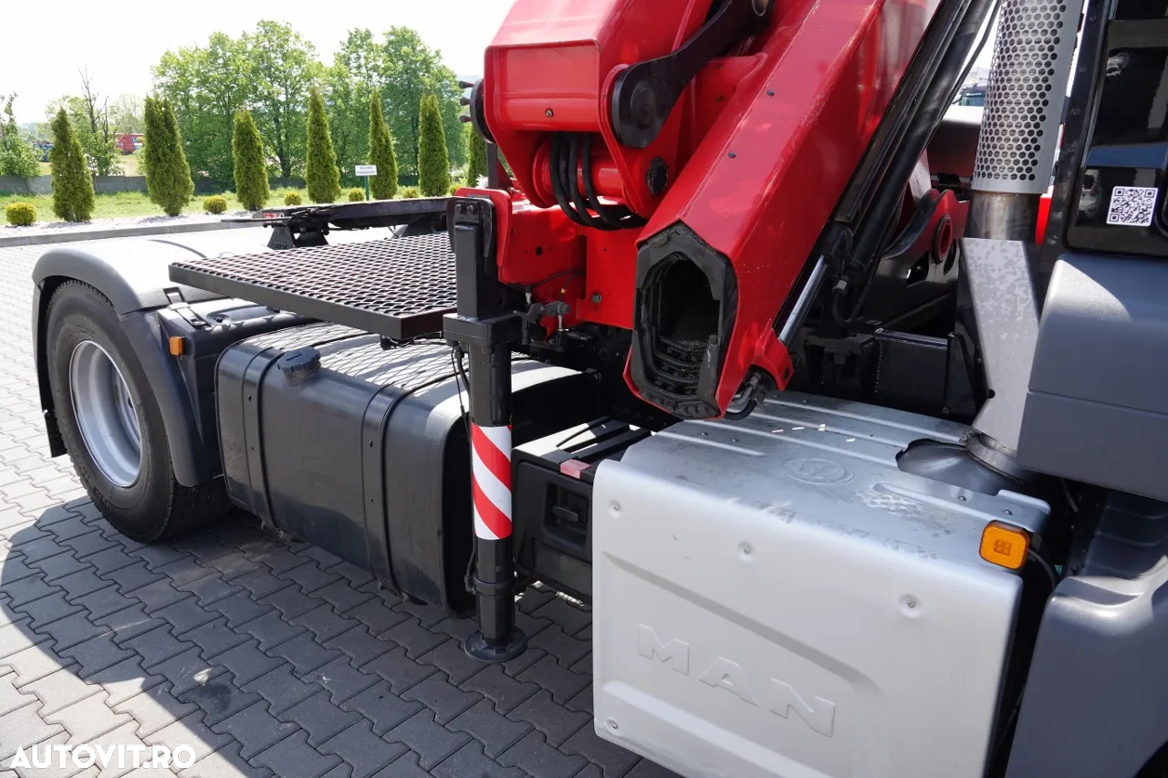 MAN TGS 480 / HDS HMF 1820 / RAZA 17,5 m / EURO 6 / MANUAL / RADIO CONTROL / TRACTOR - 18