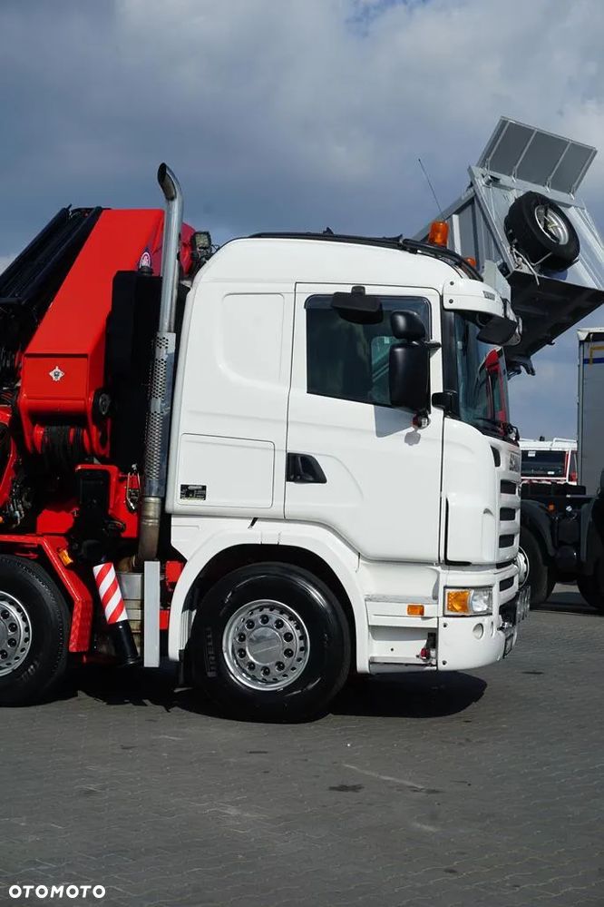Scania G 480 / 8 X 2 / SKRZYNIOWY + HDS / HMF THOR - O K6 + JIB FJ 2000 K6 / WYSIĘG 33,5 M - 38