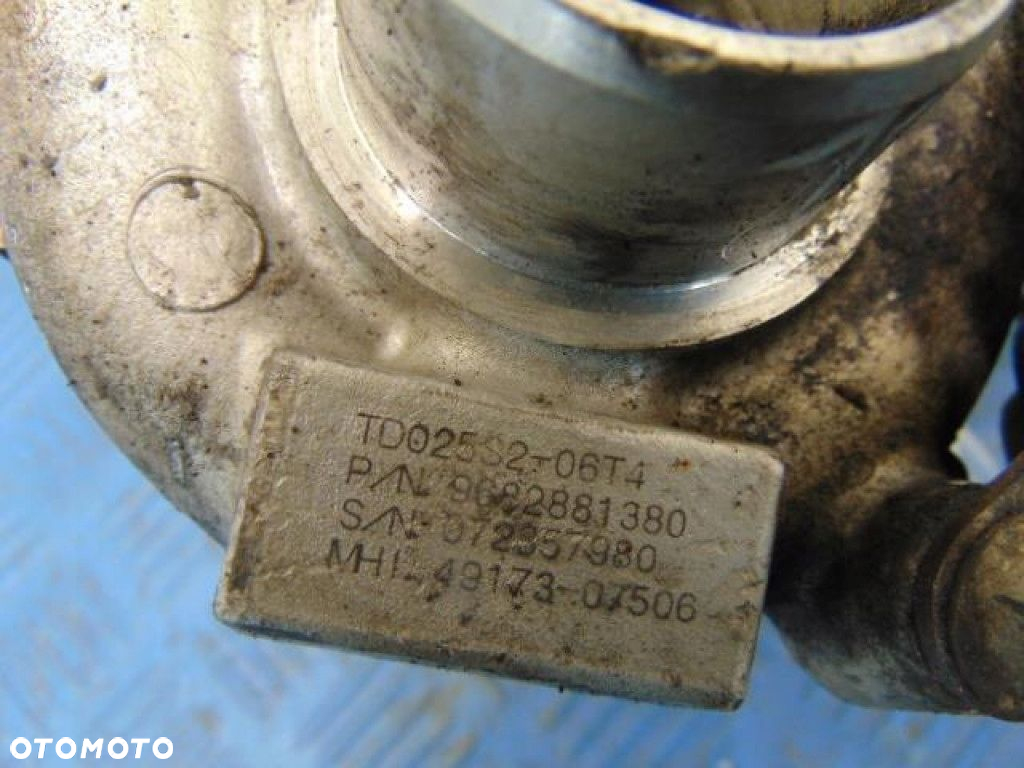 PEUGEOT PARTNER II 1.6HDI TURBO-SPRĘŻARKA 9682881380 - 5