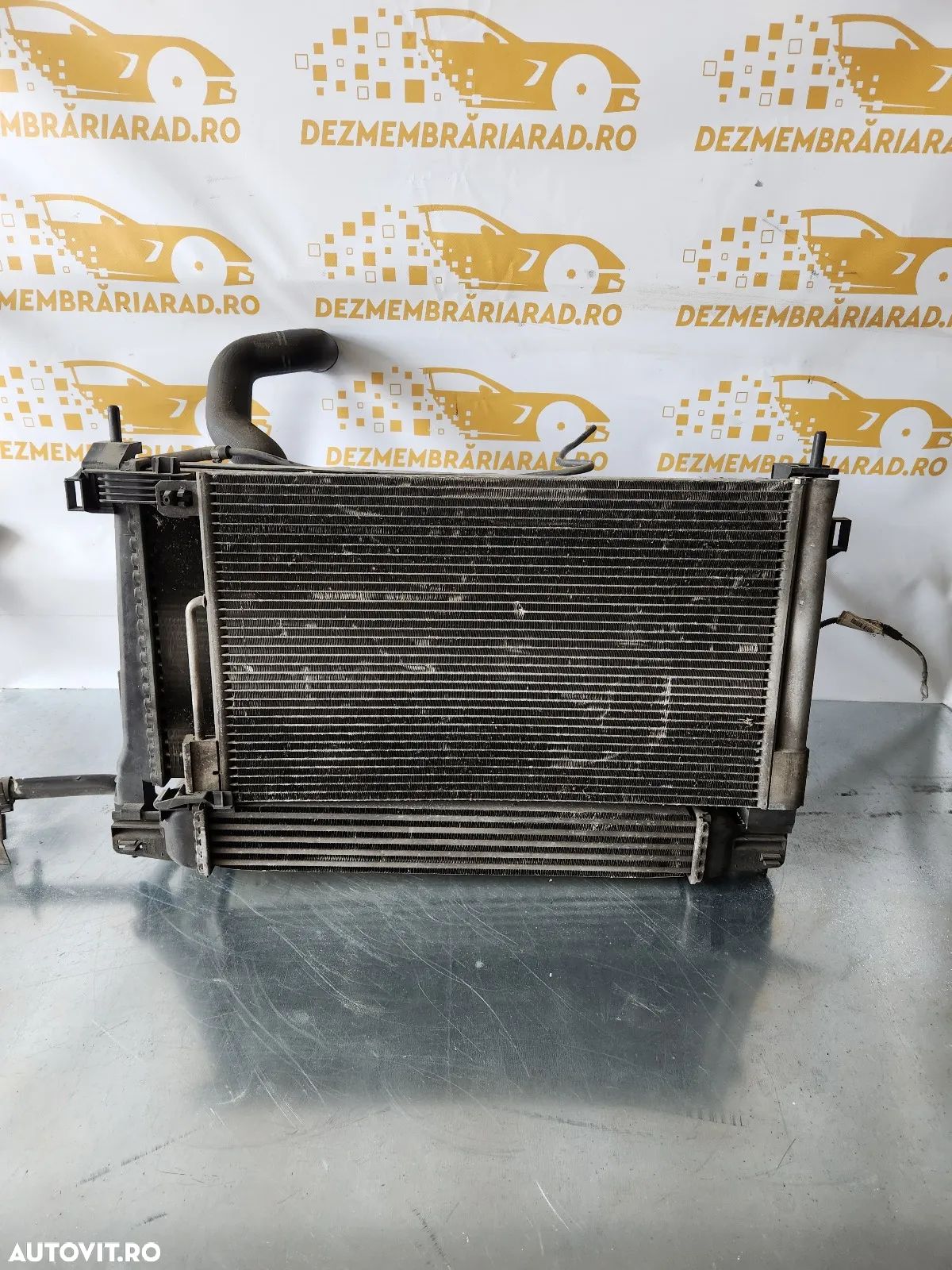 Grup Radiatoare Radiator Apa Clima Intercooler Termocupla Electroventilator Citroen Nemo Peugeot Bi - 1