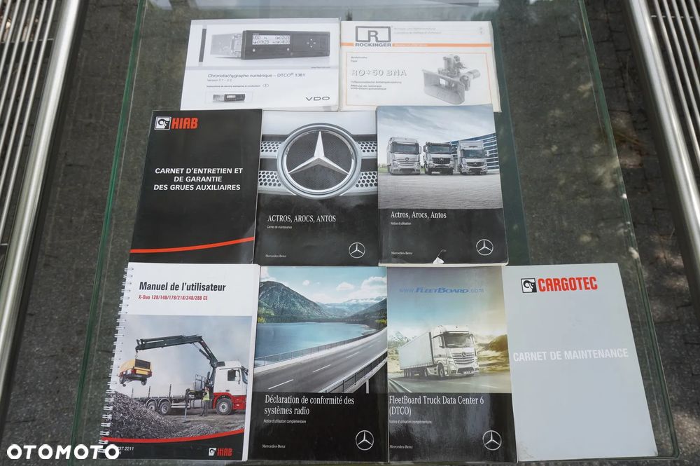 Mercedes-Benz Arocs 1833 / 87 000 km !!! / Hds HIAB X-DUO 128 B-2 / trójstronna wywrotka - 30